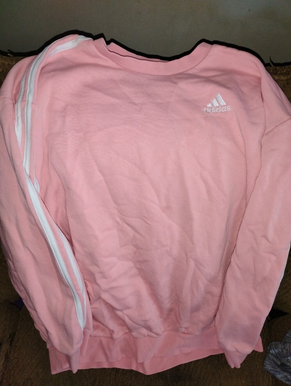Adidas Pink Crewneck Sweatshirt